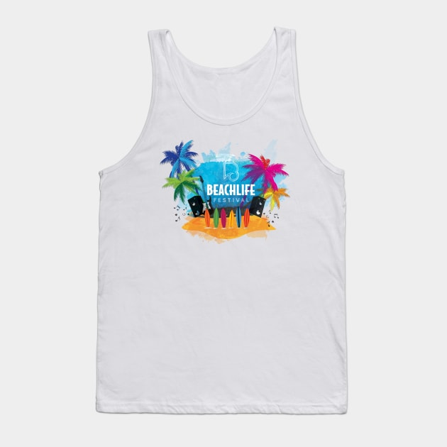 Beach life festival Tank Top by smkworld